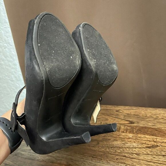 Nine West Black Heels 7.5 - Picture 5 of 8